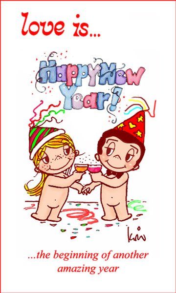 Happy New Year 2018 Cartoons Wishes