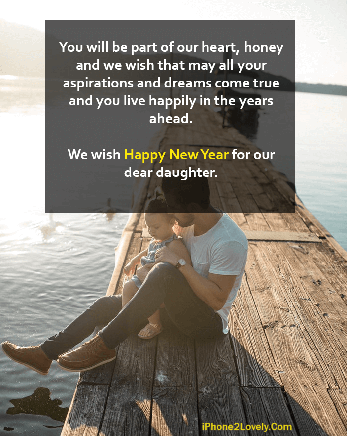 Daughters New Year 2019 Wishing Quotes From Parents