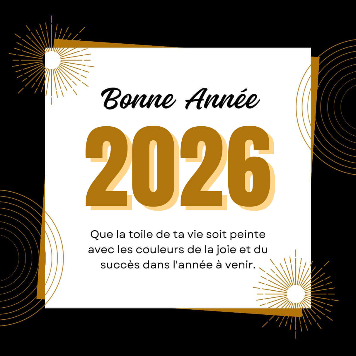 Happy New Year 2026 In French