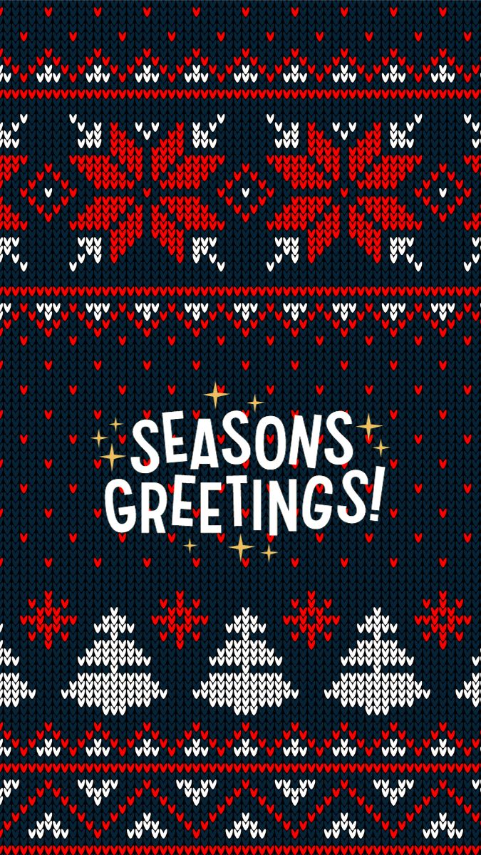 Ugly Sweater Style Iphone Wallpaper To Wish Happy Christmas And Holidays