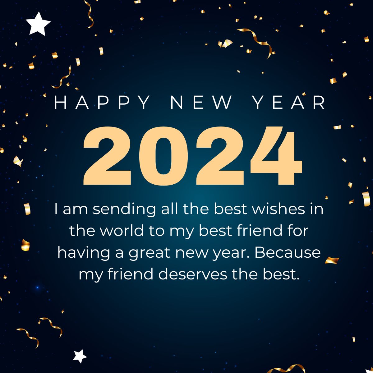 2024 Happy New Year Greeting Quotes Wishes For Best Friends