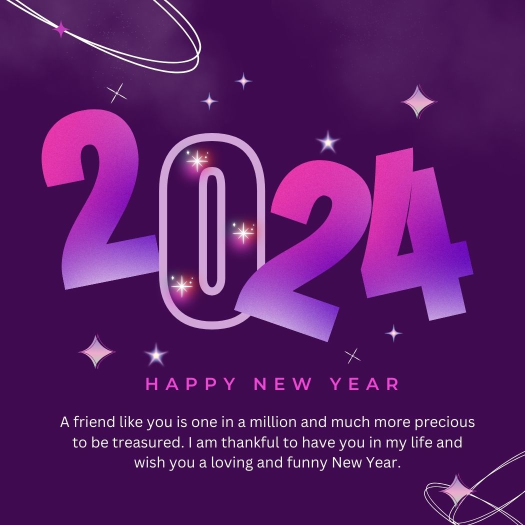 Happy New Year 2024 Wishes Greeting For Friends