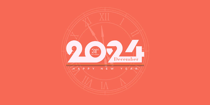 2024 Happy New Year Facebook Photo