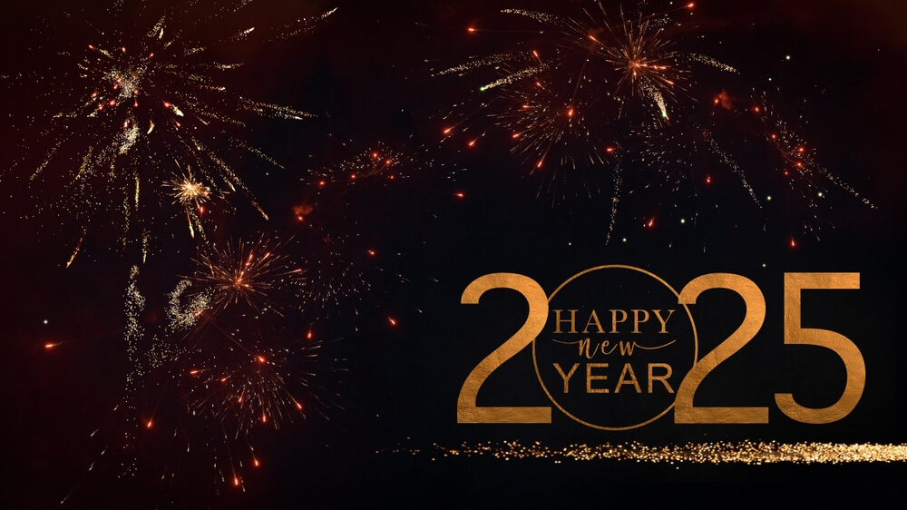 2025 Happy New Year Background Images