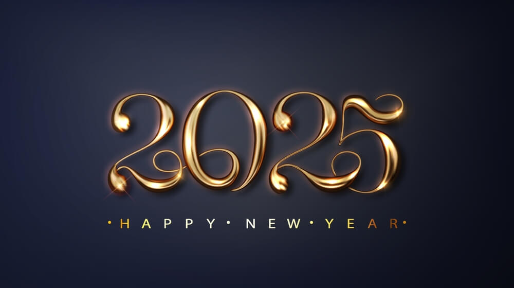 Black HD Wallpapers For New Year 2025