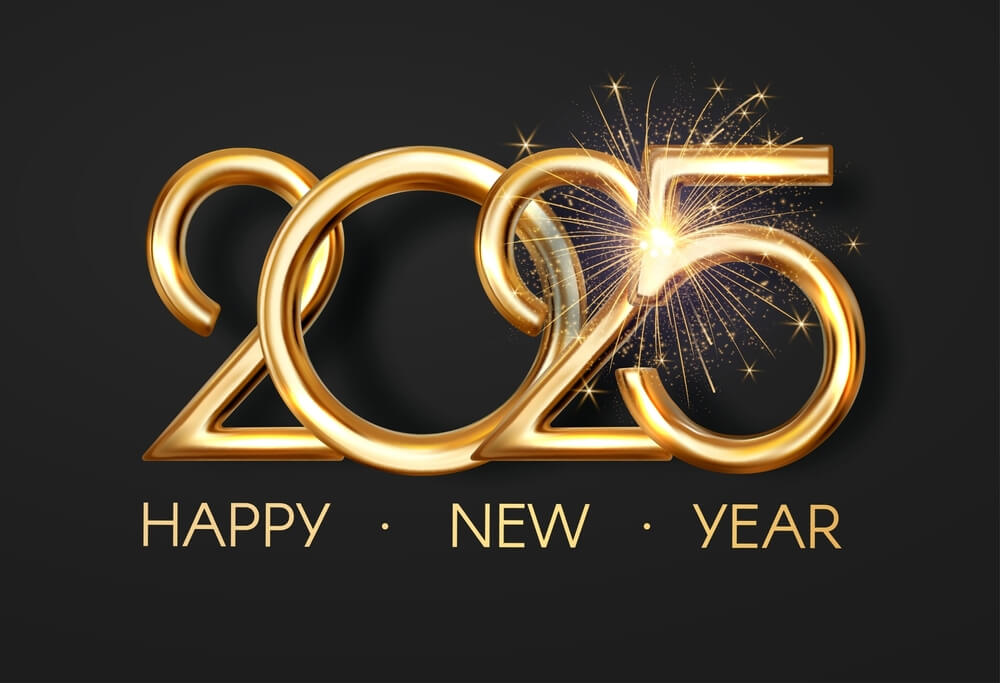 Elagant And Classy Happy 2025 New Year Background Images