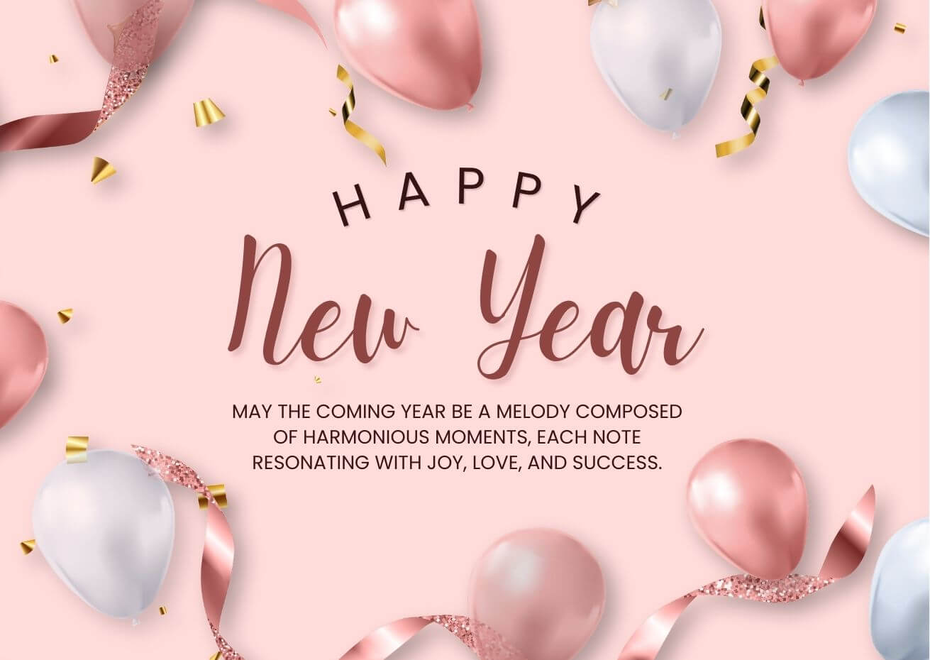 ElegantHappy New Year 2024 Greeting Cards Images Free Download