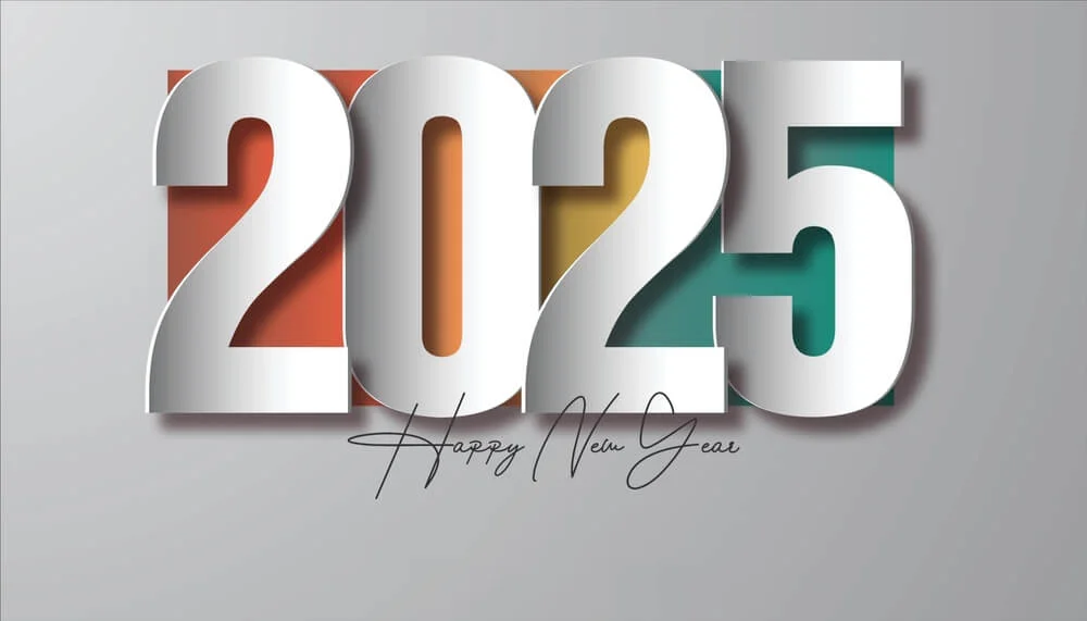 Grey Happy New Year Wallpapers For 2025