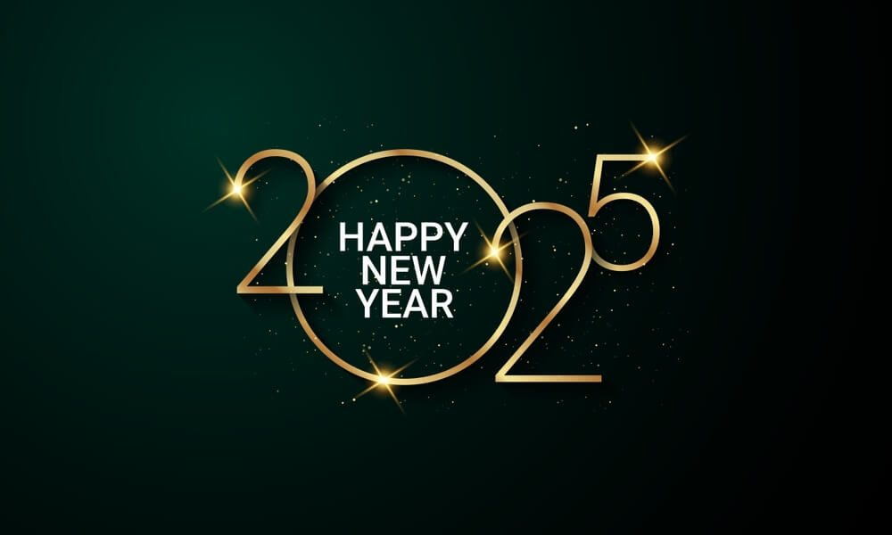 Happy 2025 New Year Background Wallpaper