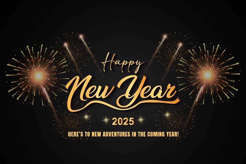 Happy New Year Wallpapers With Wishes For 2025