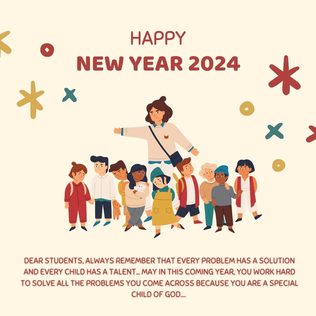New Year Wishes 2024 For Students From Teachers