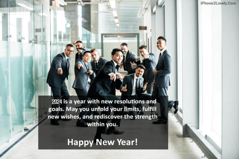 New Year Wishes 2024 For Clients Office Business Man