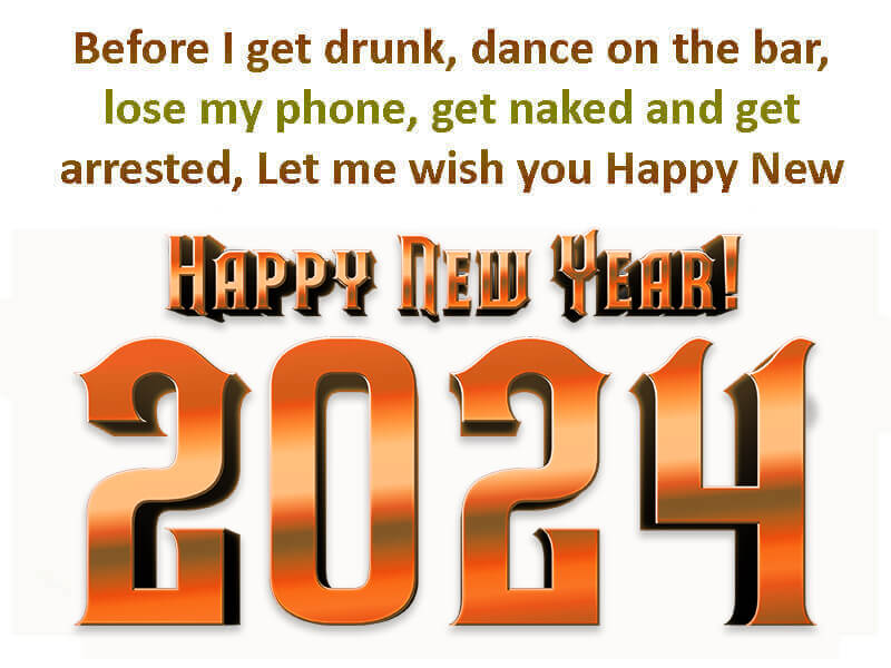 Bad Jokes New Year 2024 Funny Wishes