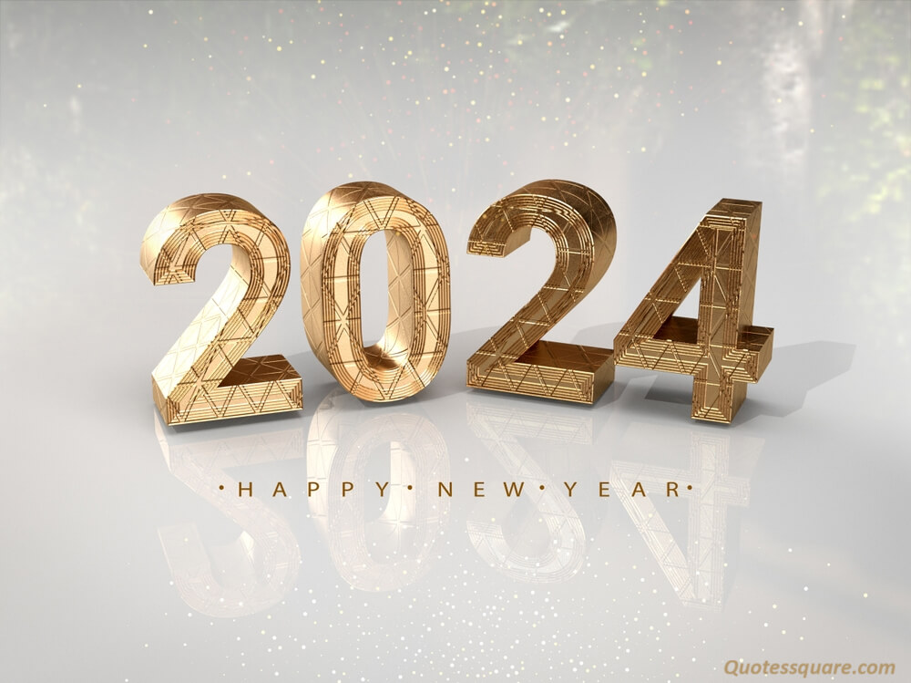 new year's background 2024