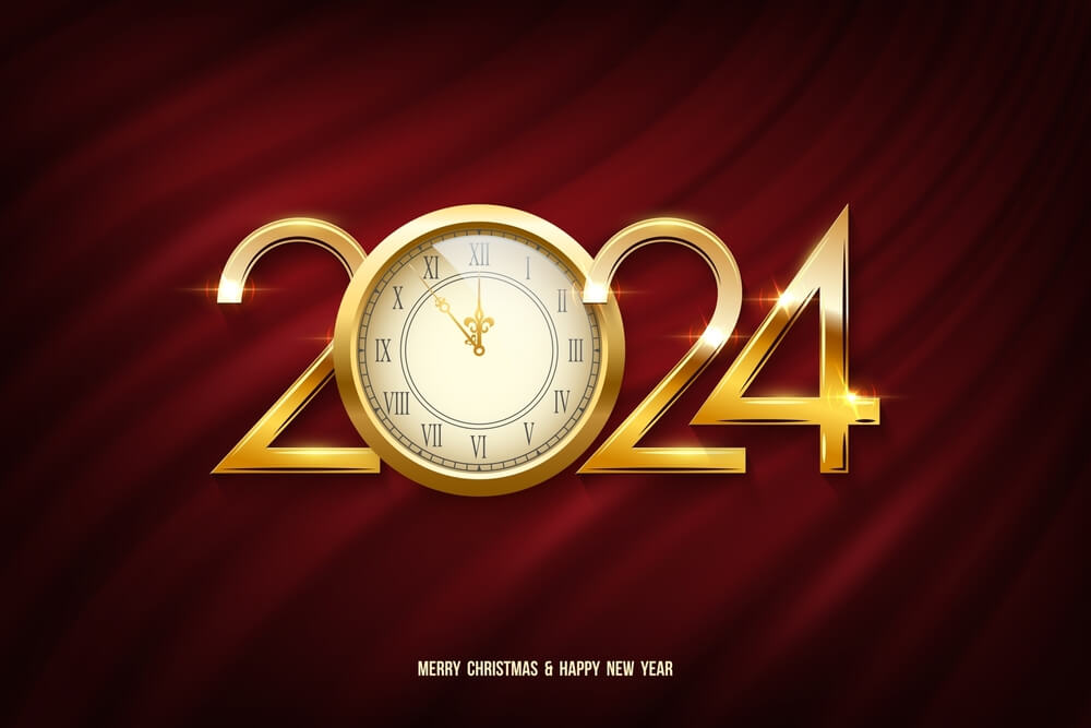 30 Happy New Year 2024 Countdowns Clocks (Images and Videos)