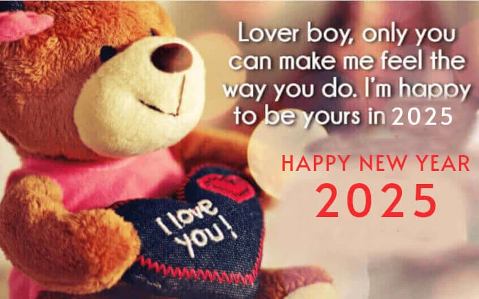 2025 Most Romantic Love Wishes New Year