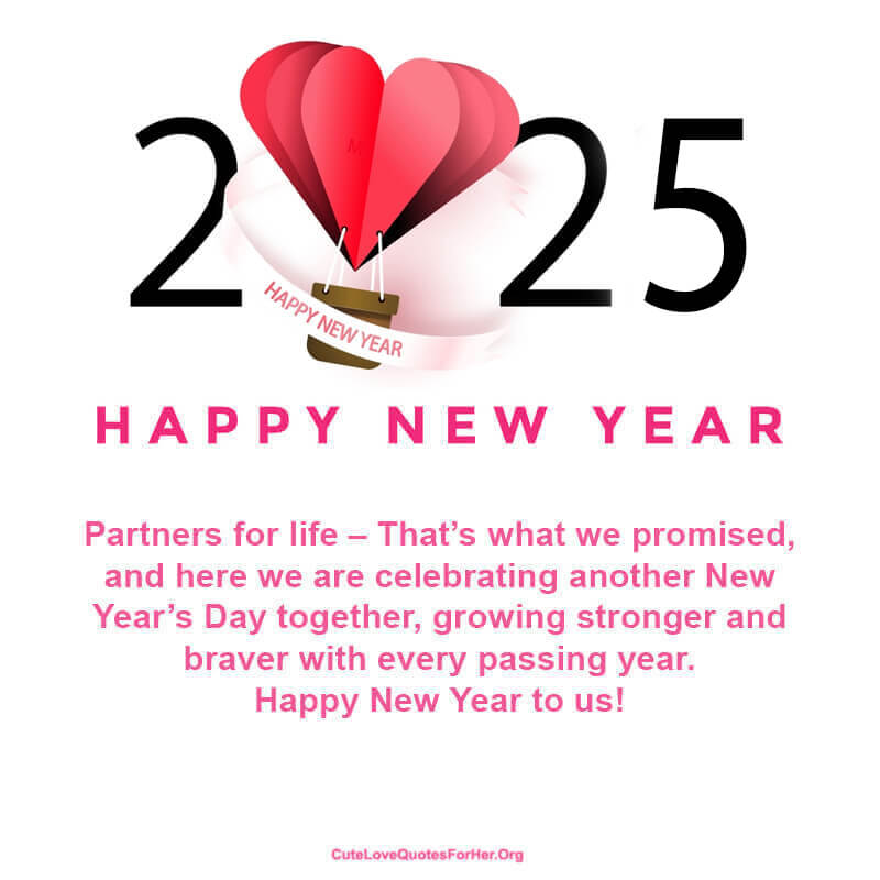 Happy New Year 2025 Love Quotes For Her