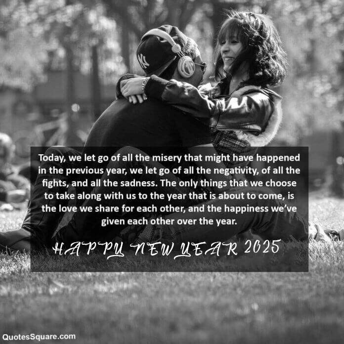 Happy New Year 2025 Romantic Messages For Her Him