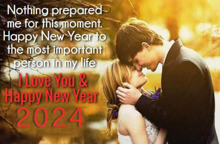 I Love You Romantic Happy New Year 2024