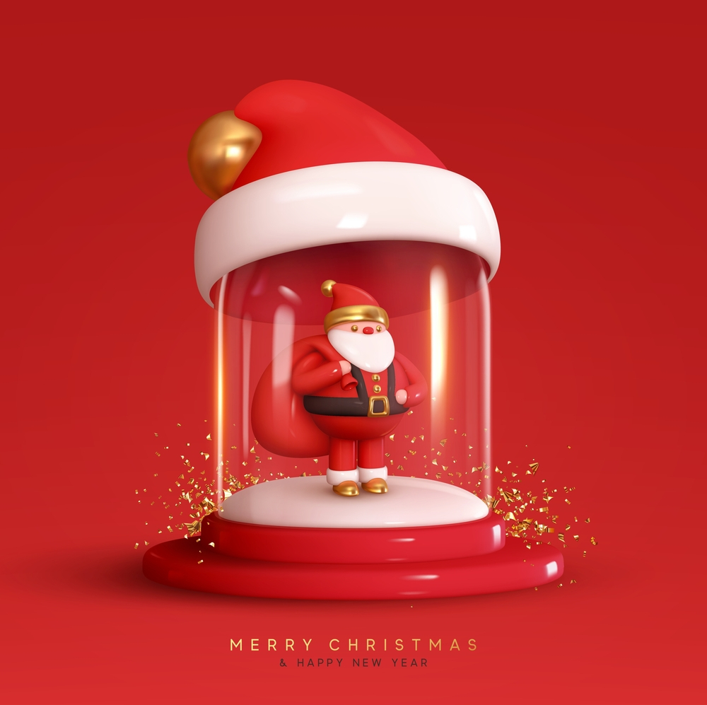 Merry Christmas And Happy New Year Creative Profile Picture Santa Cute