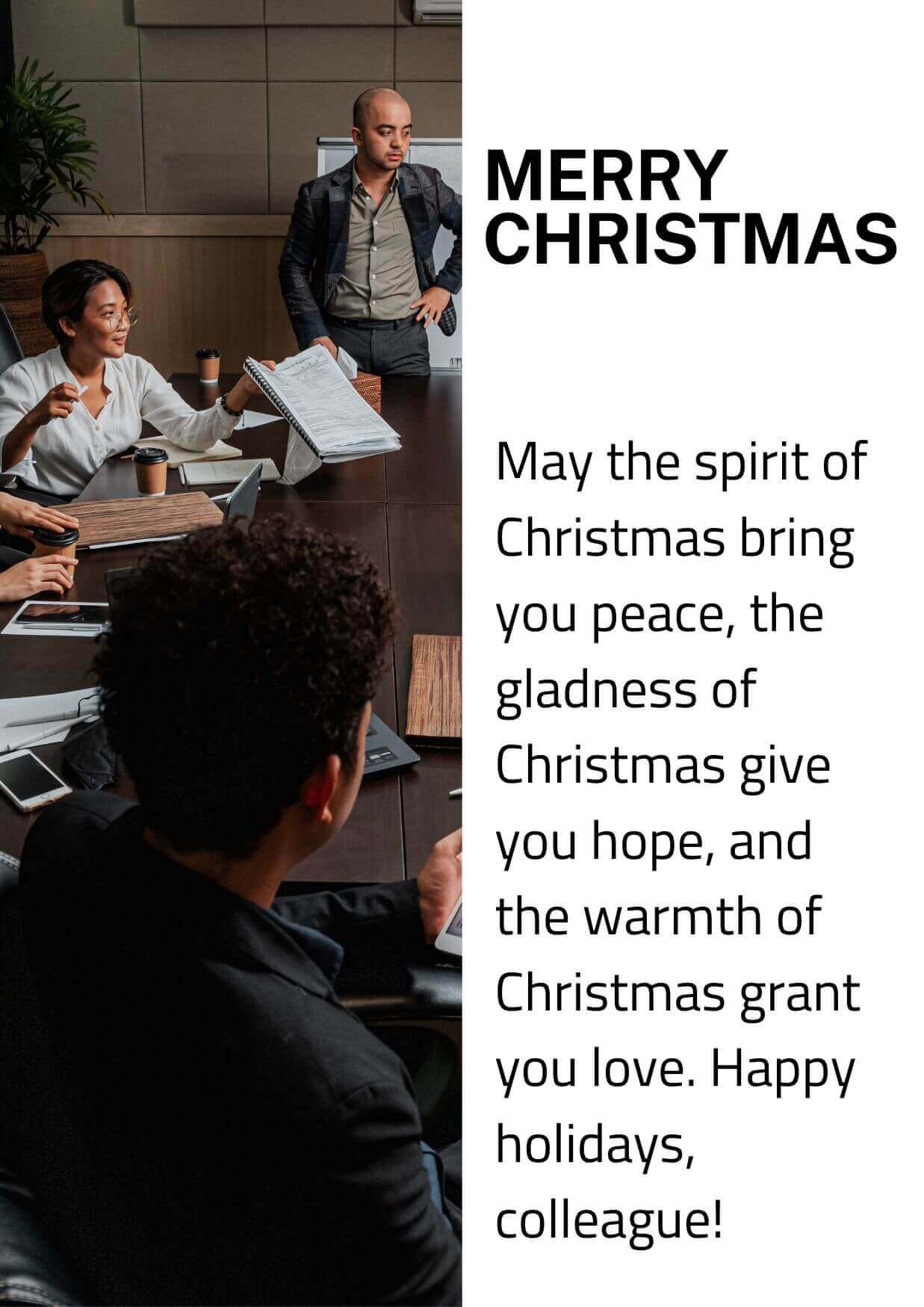 Merry Christmas Wishes For Dear Colleagues