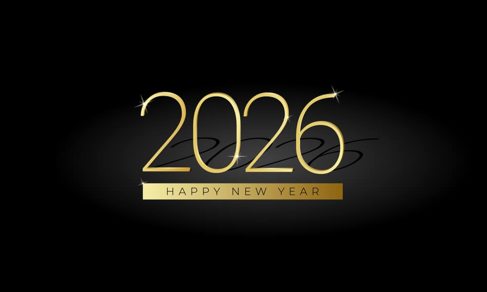 Black Advance Happy New Year Wallpapers For 2026