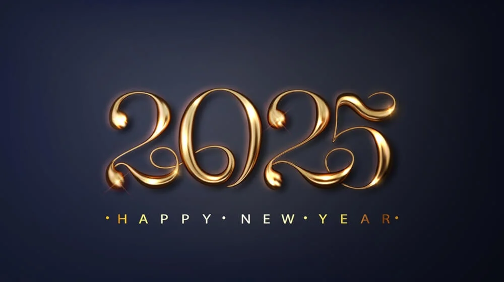 Black HD Wallpapers For New Year 2025