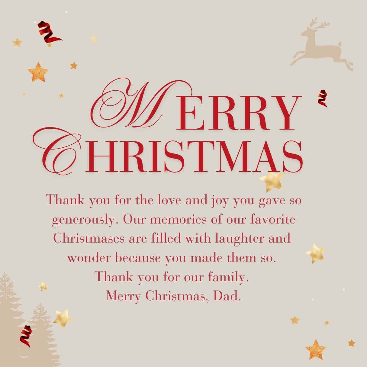 70 Christmas Wishes For Father (dad) 2024 - Quotes Square