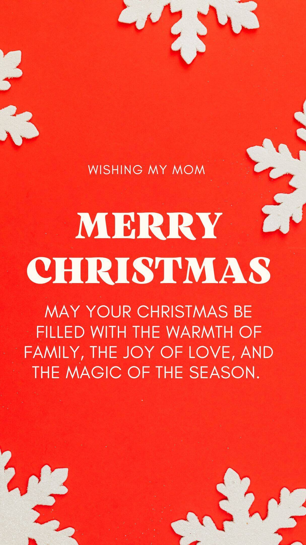 Christmas Wishes For Mother