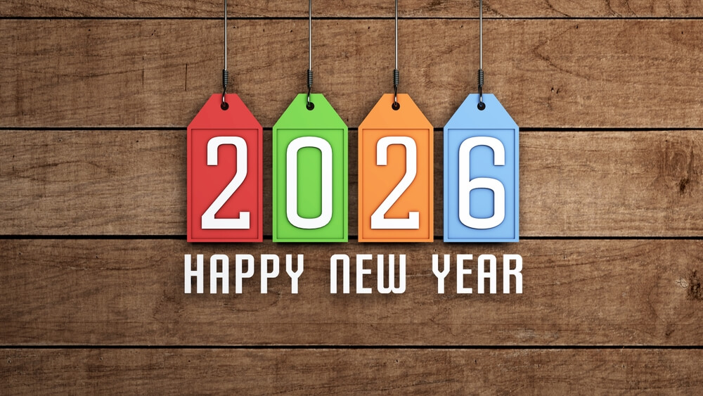 Colorful Happy New Year 2026 Image