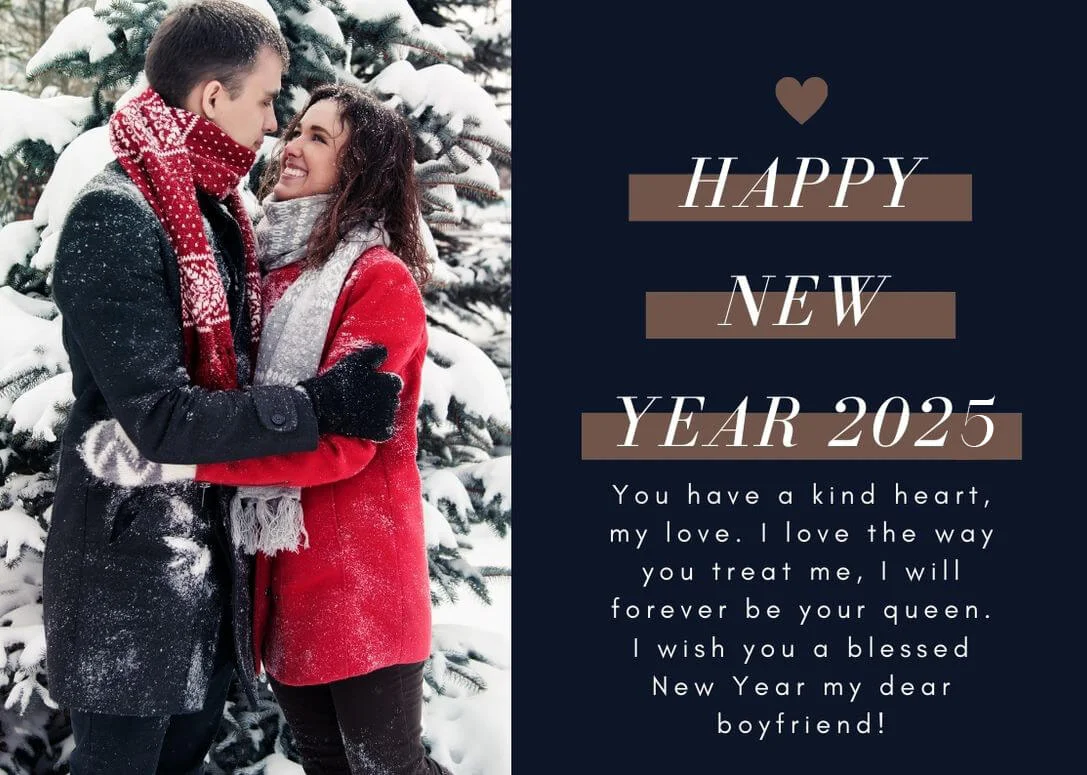 Happy 2025 New Year Wishes For Boyfriend