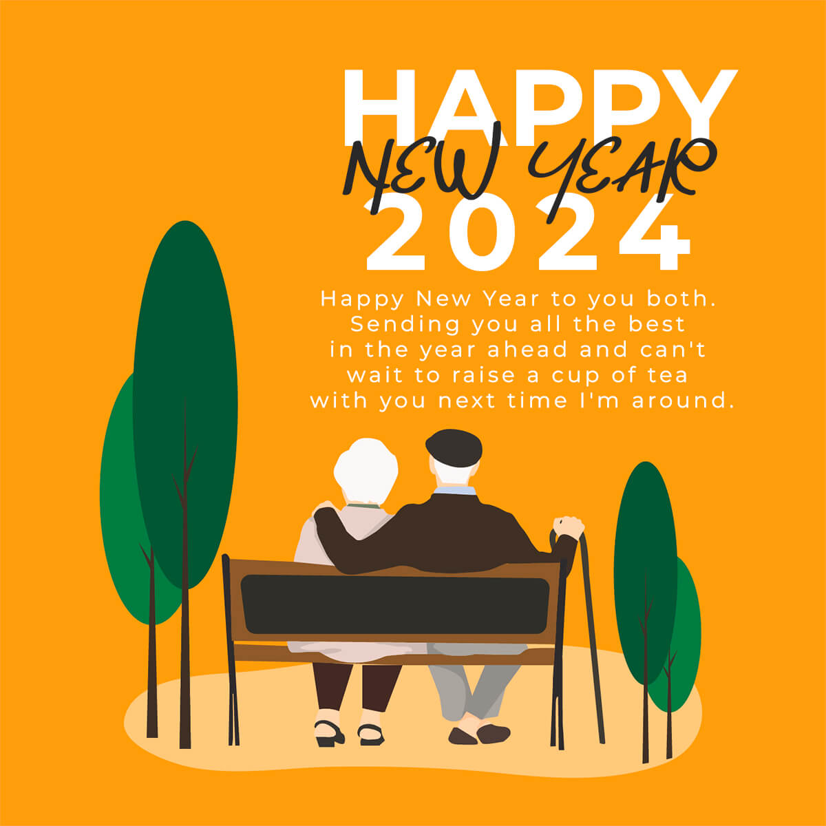 Happy New Year 2024 Wishes For Seniors