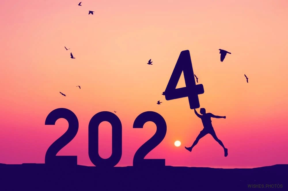 Happy New Year 2024 Motivational Wallpaper Hd