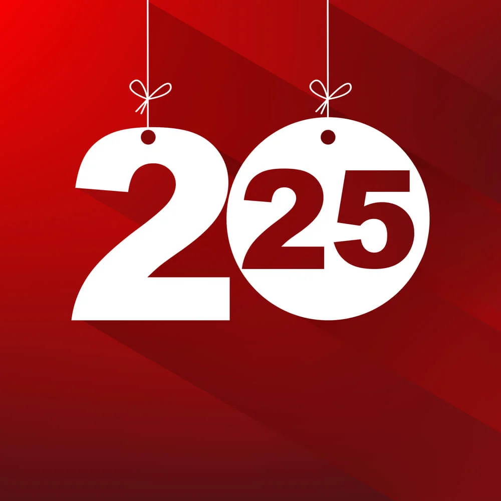 Happy New Year 2025 Hd Background Simple