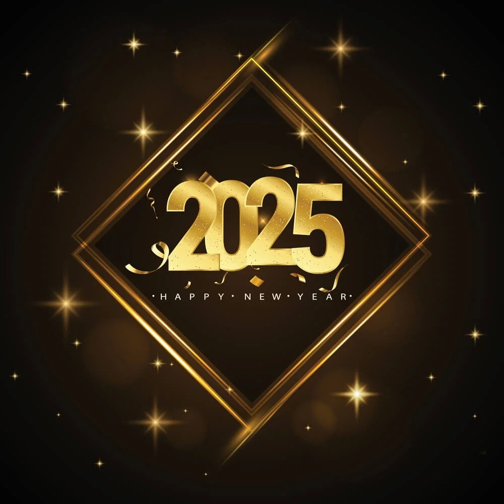 Happy New Year 2025 Hd Background