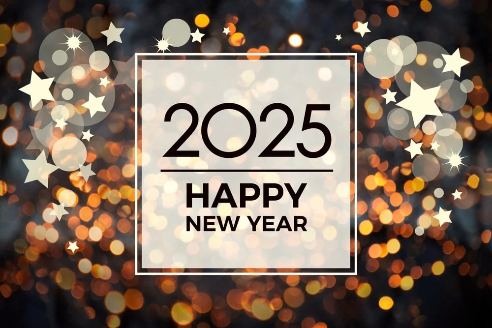 Happy New Year 2025 Hd Shinny Background Min