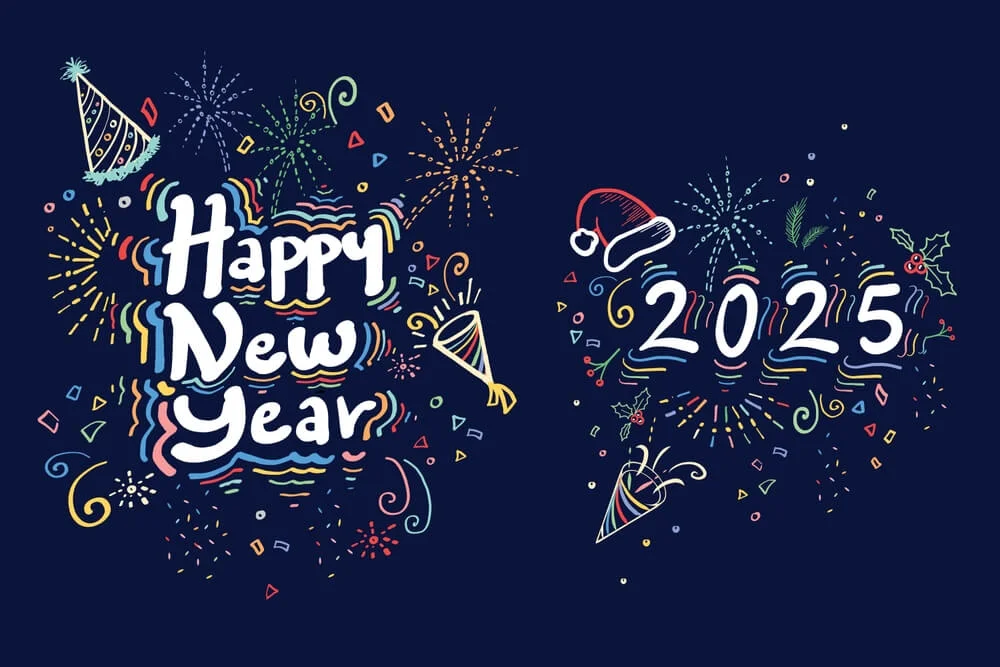 Happy New Year 2025 Hd Free Download Background Image