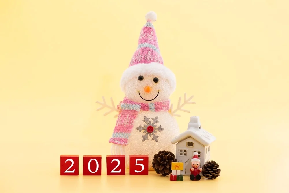 Happy New Year 2025 Hd Free Download Image With Snowman Min