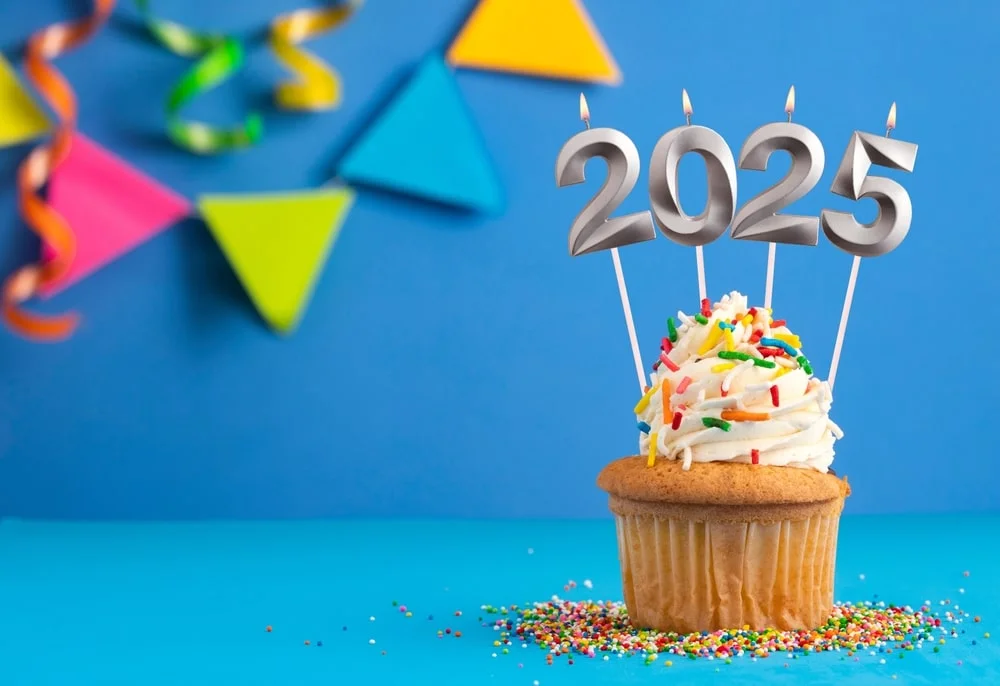 Happy New Year 2025 Hd With Cake Free Download Image Min