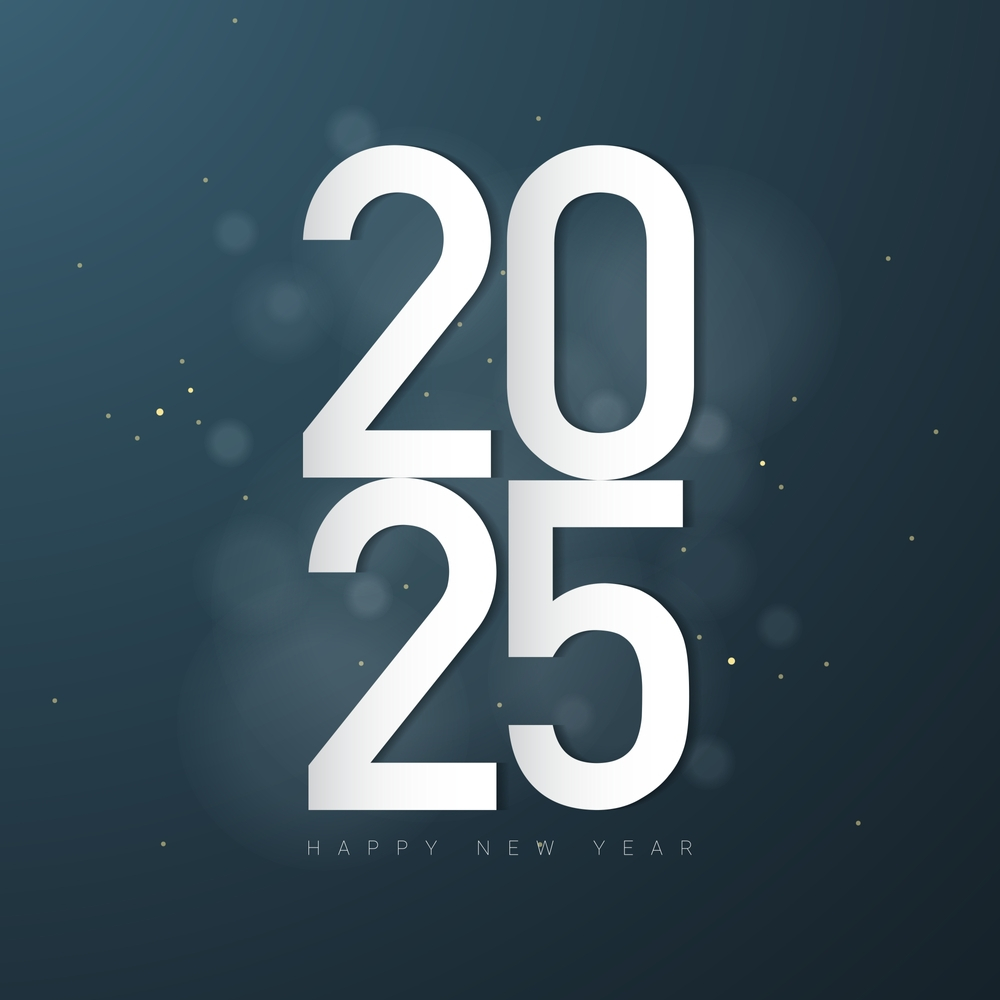 Happy New Year 2025 Mobile Vertical HD Image