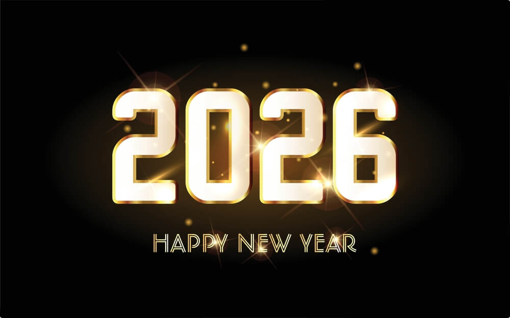 Happy New Year 2026 Wallpaper Desktop Computer