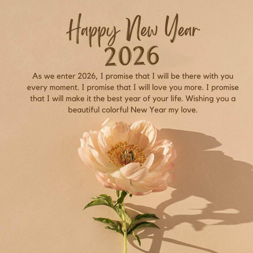 Happy New Year 2026 To My Wife
