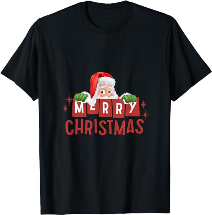 Merry Christmas Happy Santa Clause T Shirt