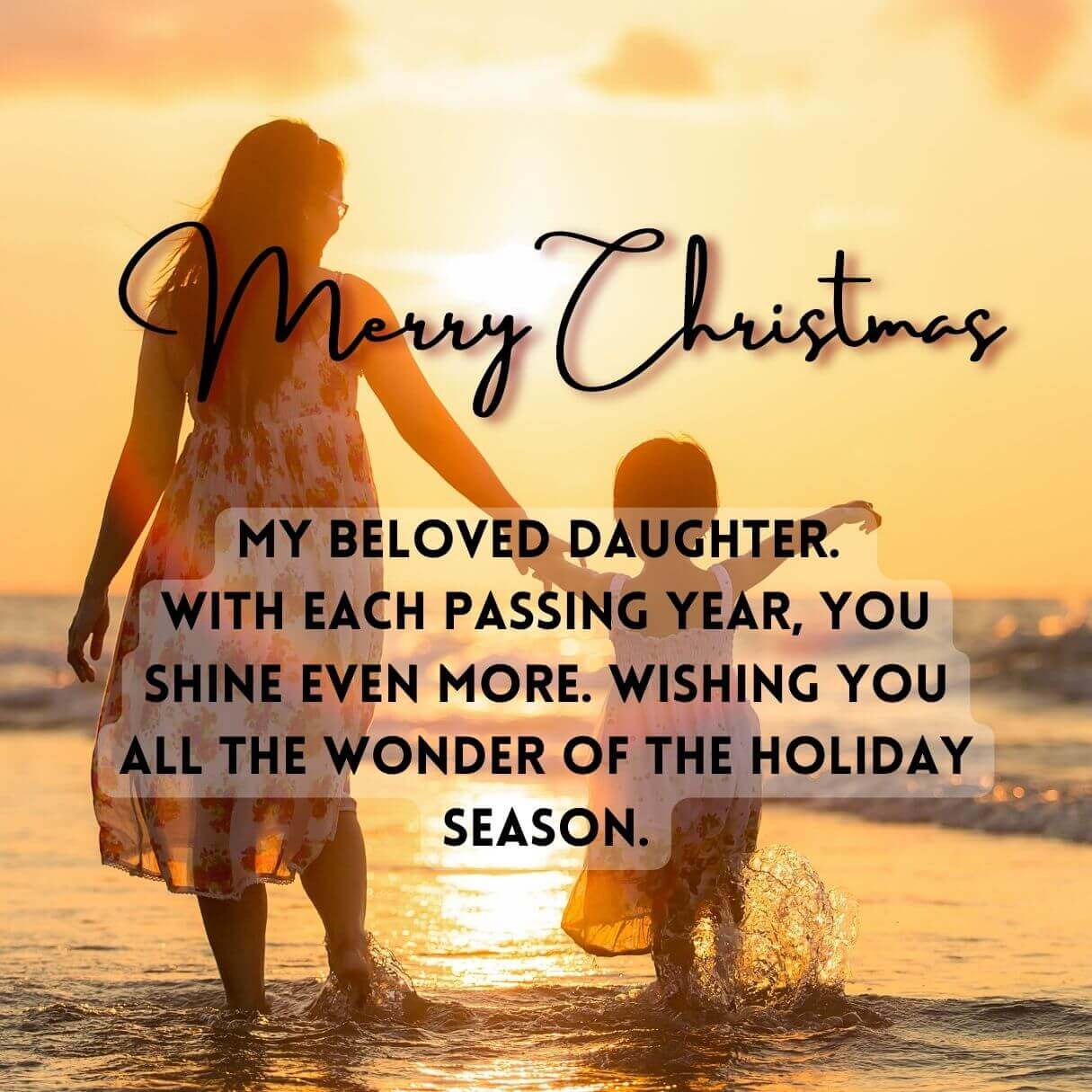 Merry Christmas Quotes To Amazing Daughter