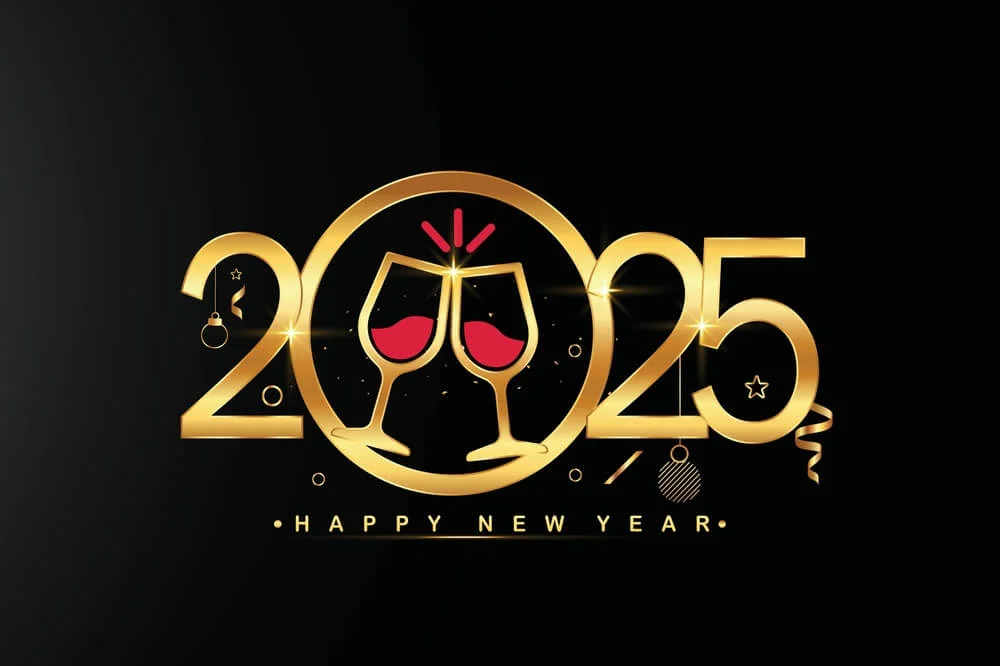 Creative Happy New Year Hd Background 2025