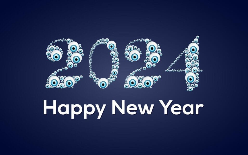 Funny 2024 Wallpaper To Wish Happy New Year
