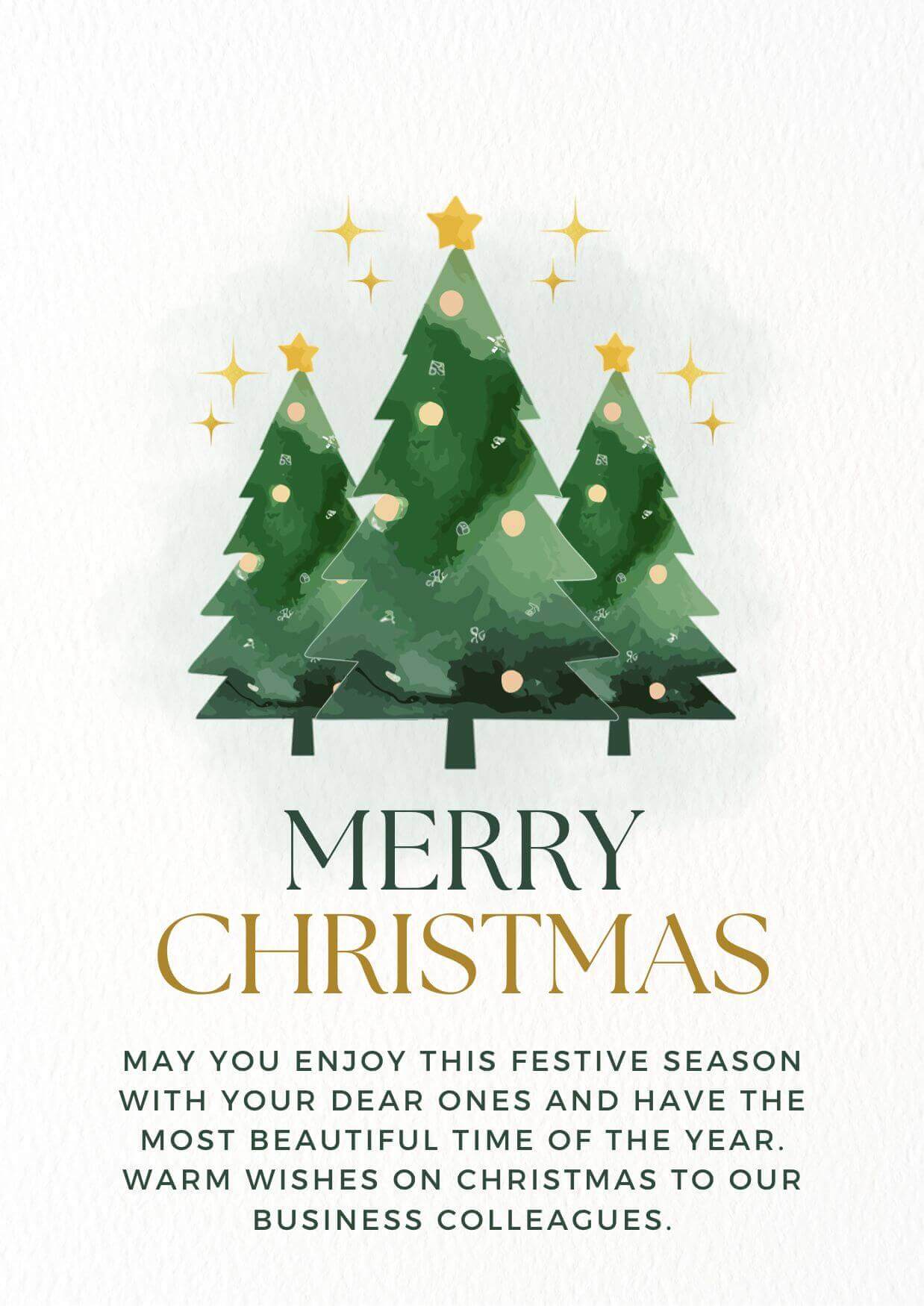 Merry Christmas Message For Business Partners