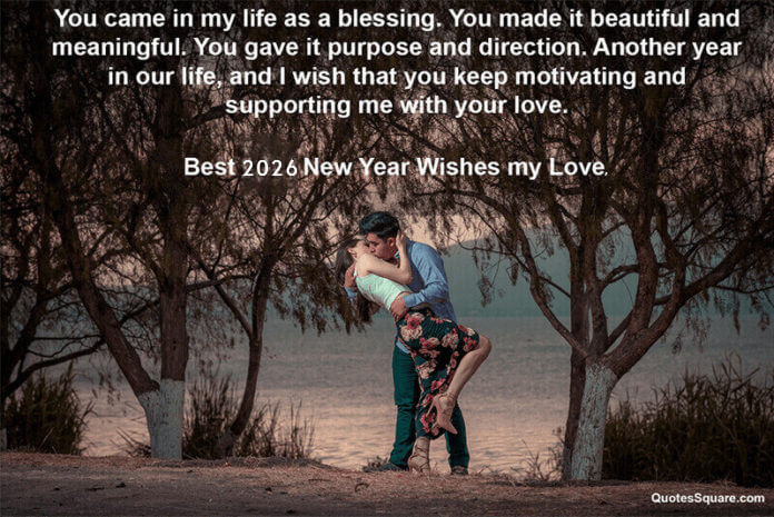 Cute Romantic Happy New Year Love Wishes 2026