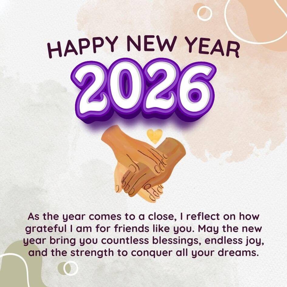 New Year Wishes To My Friend Or Besti 2026