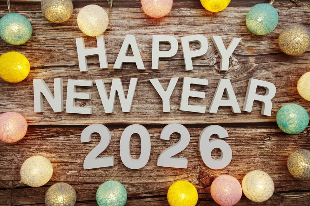 Celebration,Of,Happy,New,Year,2026,With,Silver,Number,On